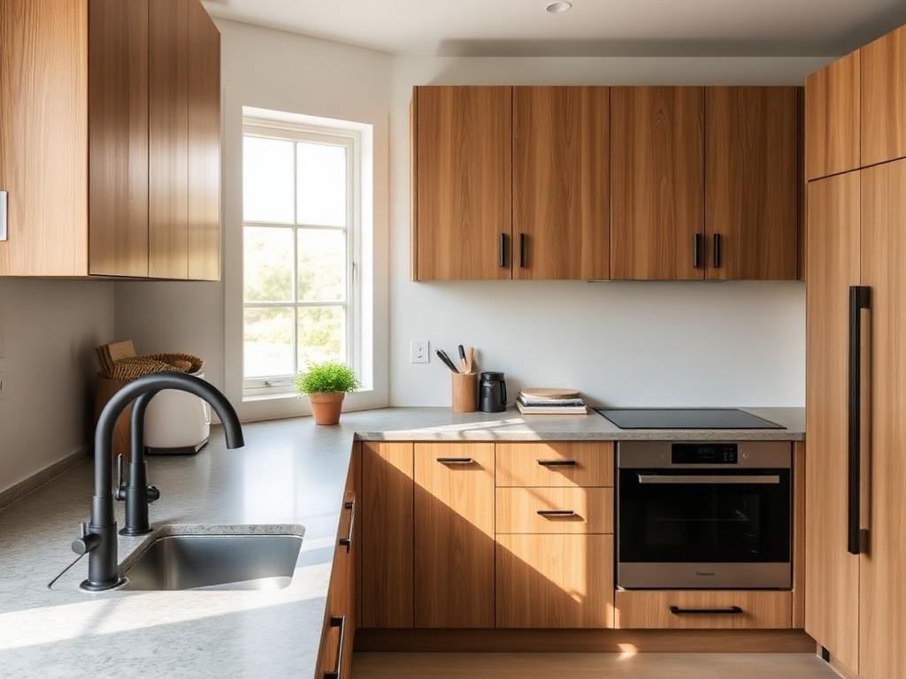 Completed kitchen renovation in Paarl by Boland Bou